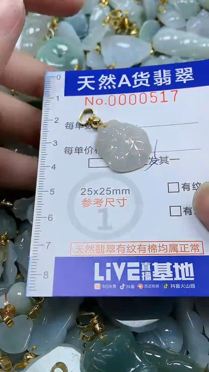 颈饰未镶嵌翡翠纯天然a货翡翠