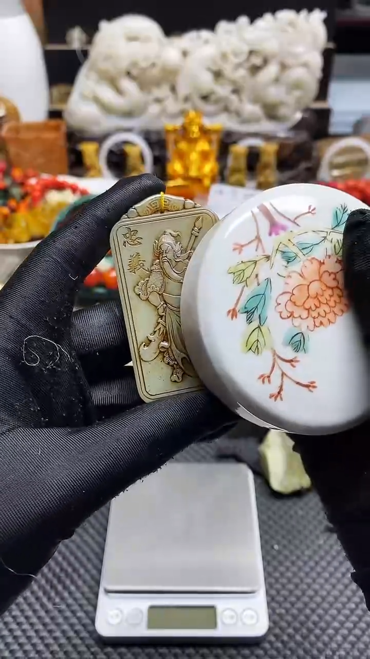 【闪购商品】瓷片瓷器瓷片 摆件1个