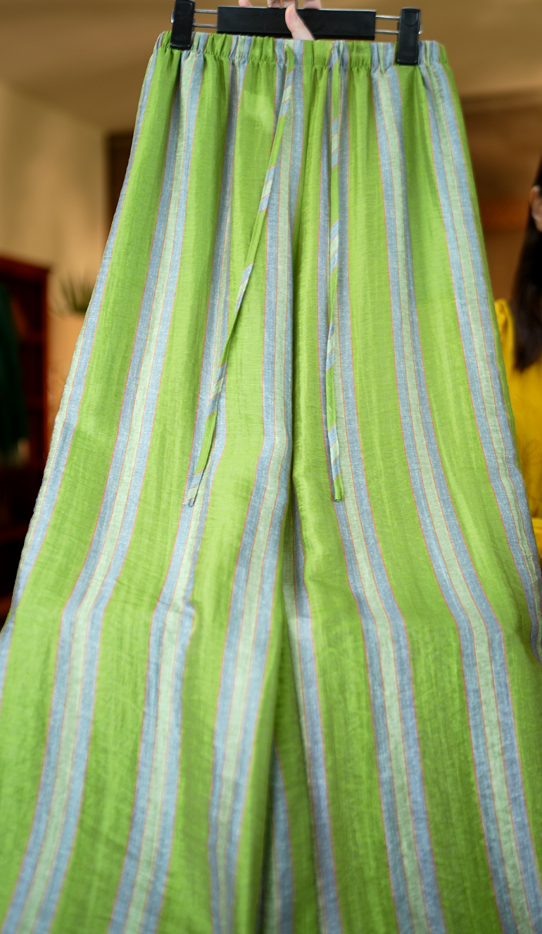 <<非遗美学>>高腰宽松时尚休闲百搭中国风裤子T1630