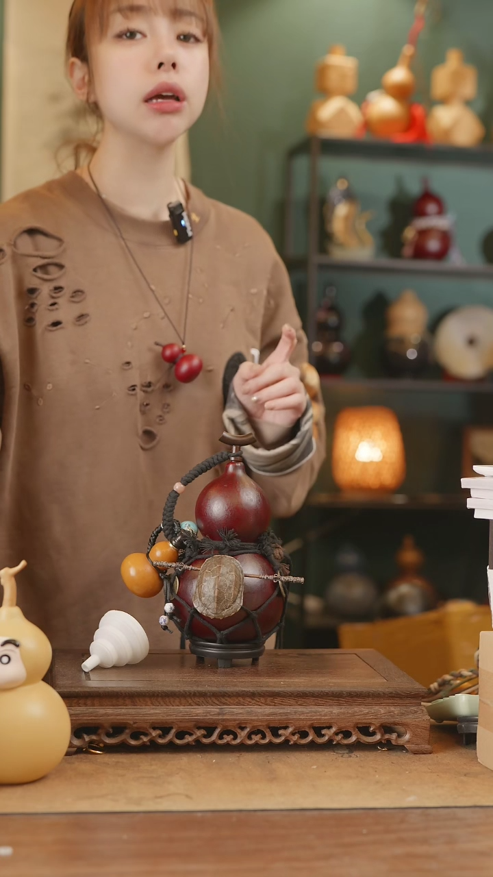 【闪购商品】55号精品天然大漆工艺防渗内胆酒葫芦~