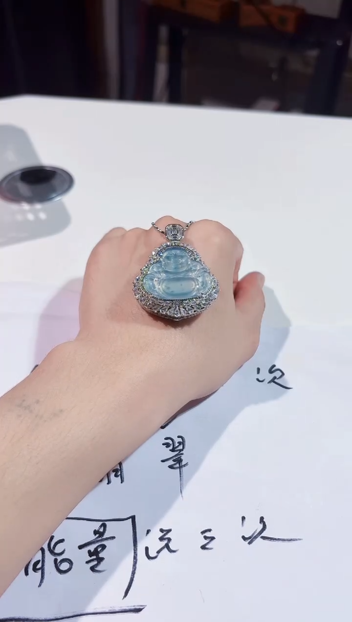 翡翠未镶嵌吊坠(赠链)天然A货翡翠a货吊坠多样性发货9148