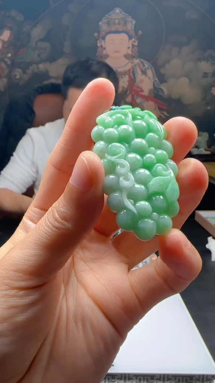 【闪购商品】定制翡翠未镶嵌L-@@QJSX12259