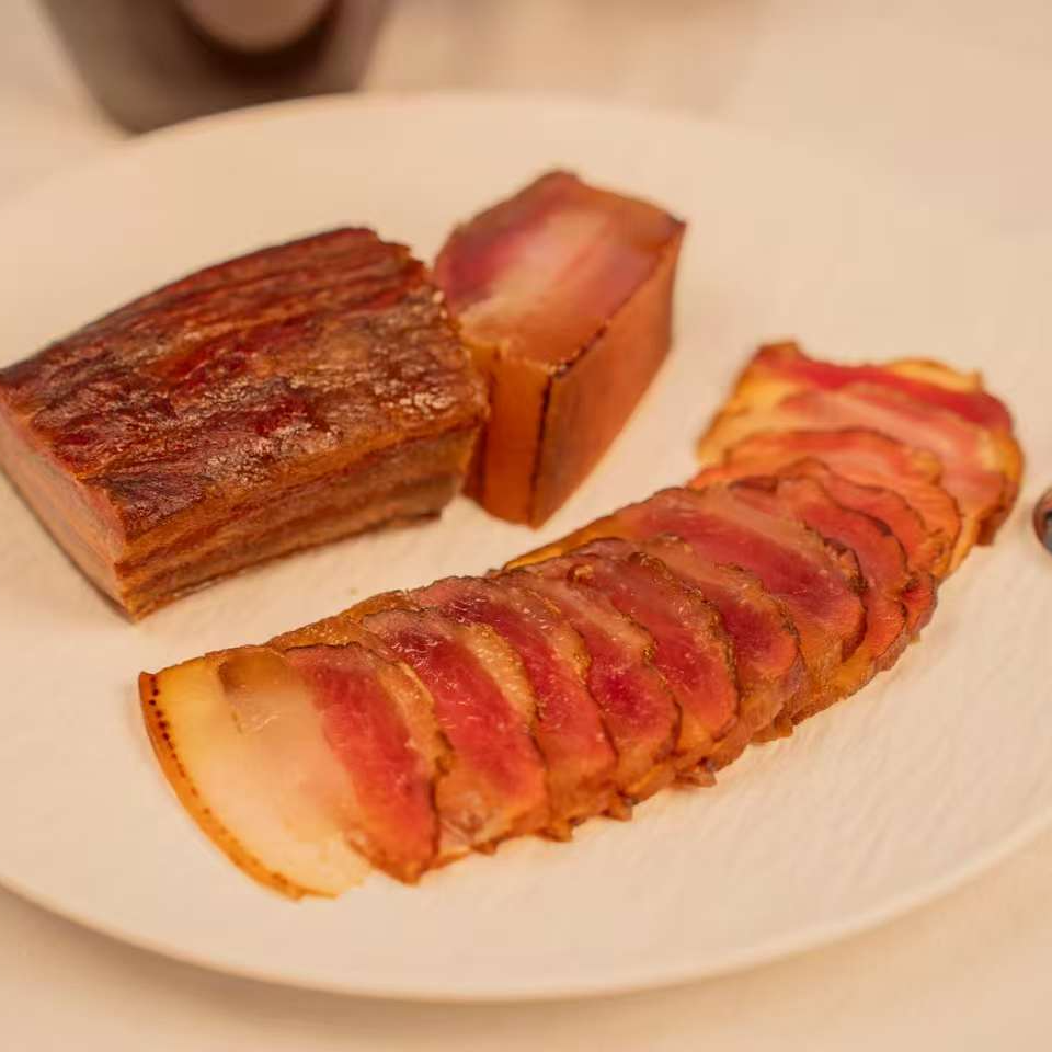 林英明 城口县林英明牌城口三线腊肉500g/袋农村散养粮食猪