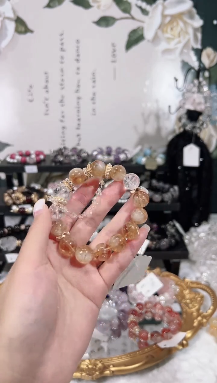 【闪购商品】水晶手链未镶嵌天然水晶默认微瑕 多样性发货发其一