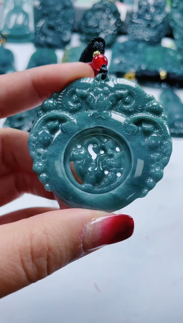 【闪购商品】翡翠颈饰未镶嵌多样性发货一件发货-三羊开泰