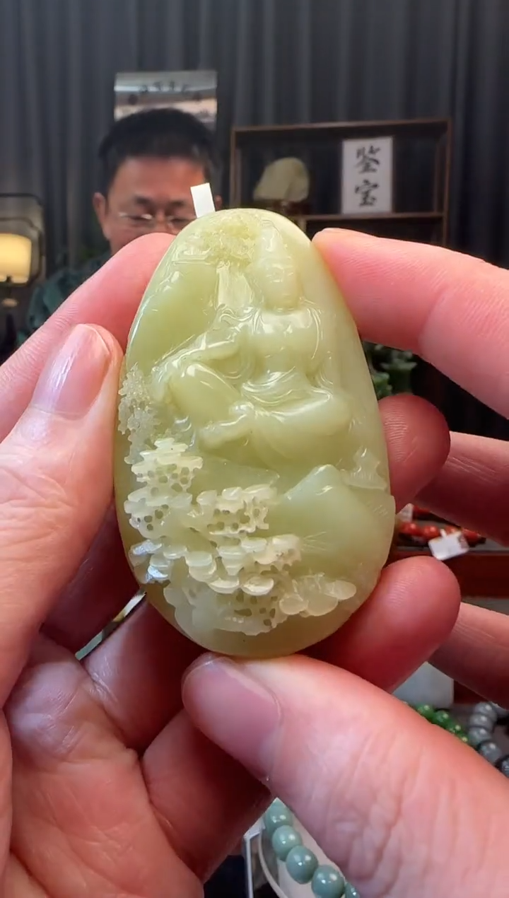 吊坠(不含链)未镶嵌和田玉挂件