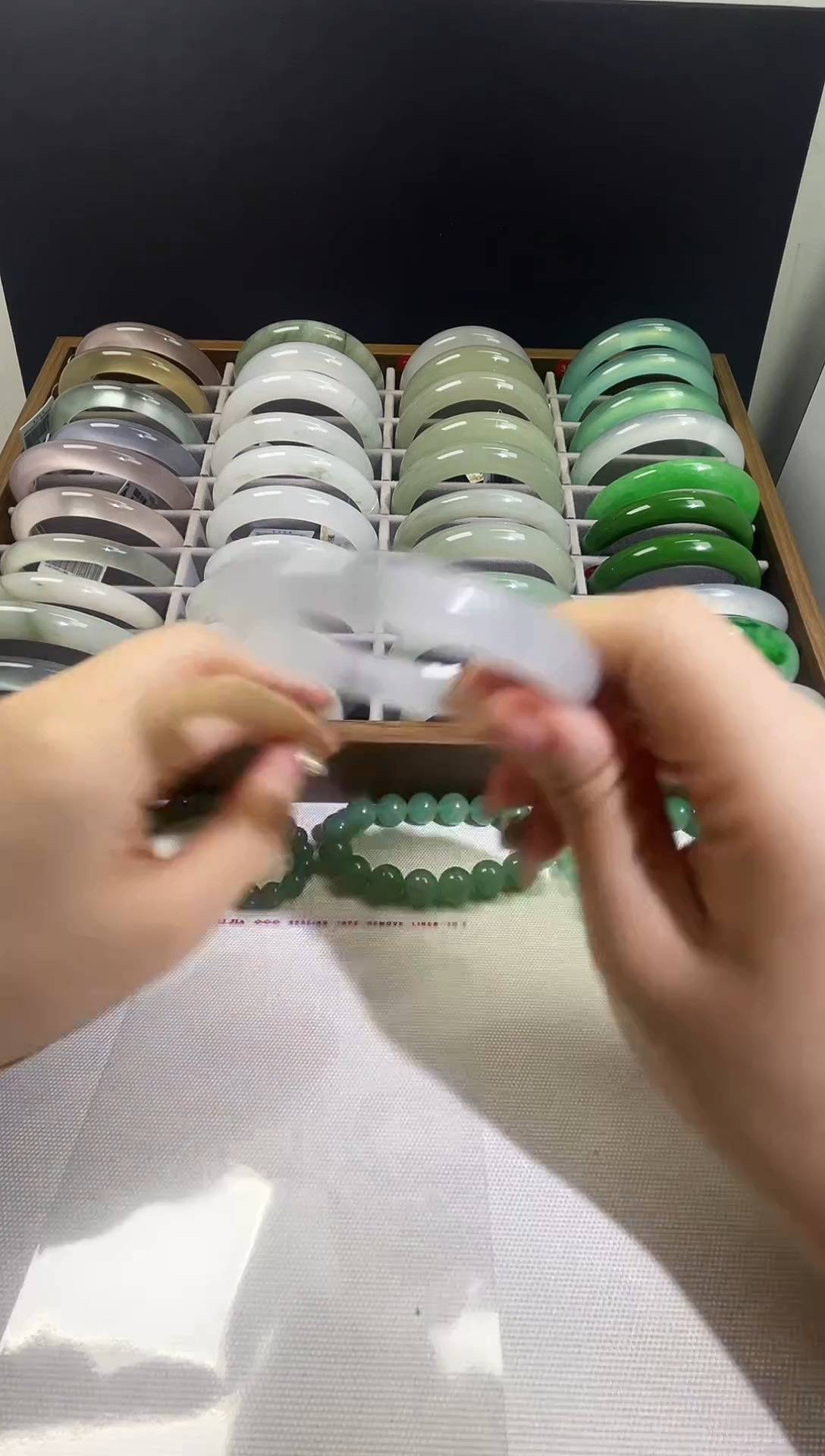 灵动飘花高货毕业款手镯