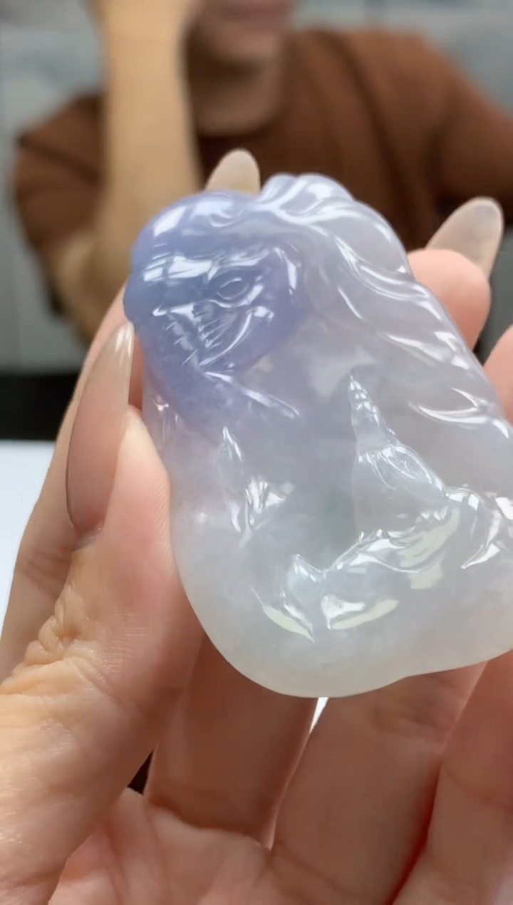 【闪购商品】定制翡翠未镶嵌010ee-毛货普贤13赠高货绳