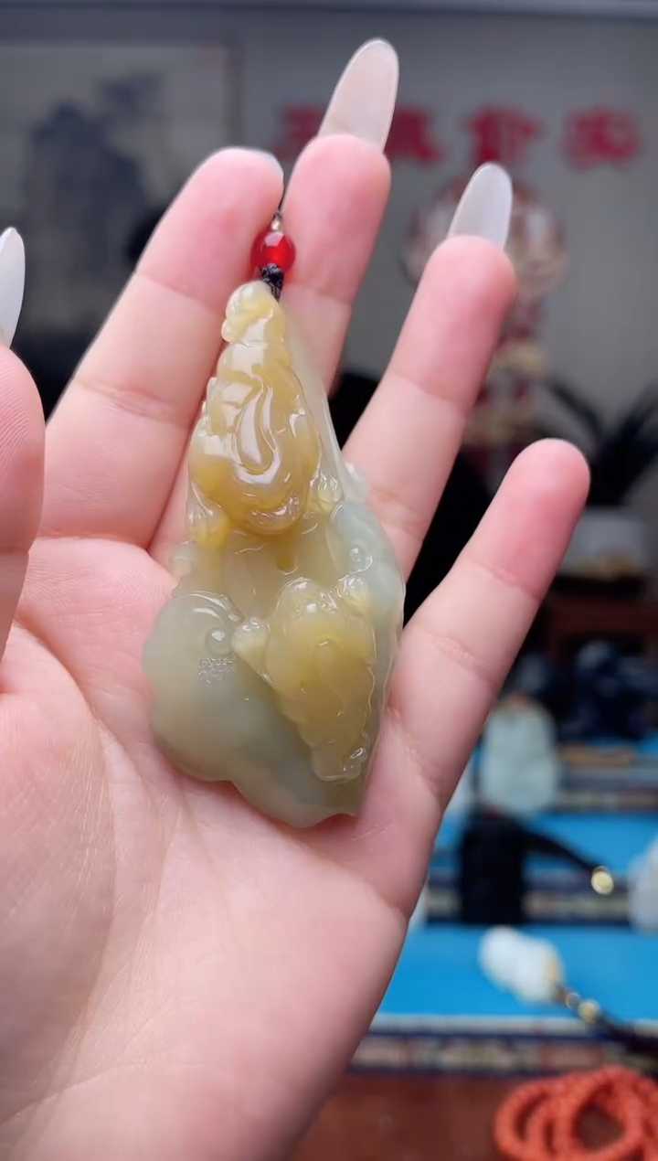【闪购商品】和田玉挂件未镶嵌1