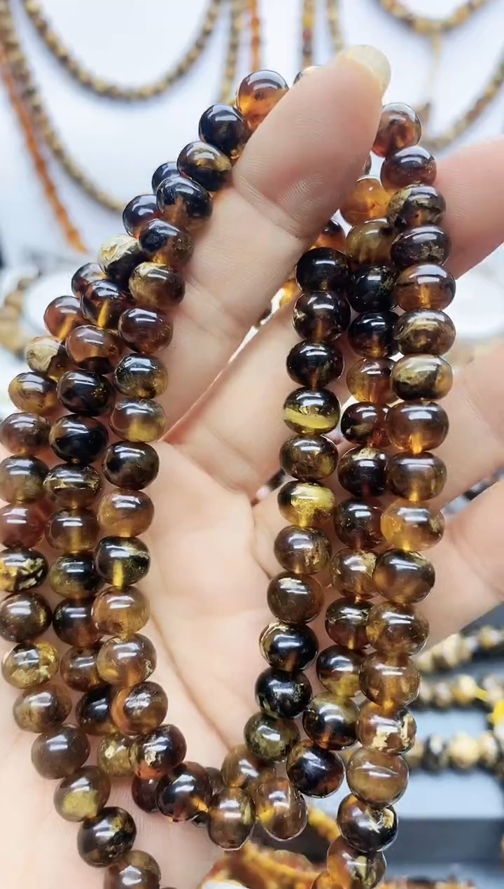 【闪购商品】琥珀颈饰未镶嵌8琥珀