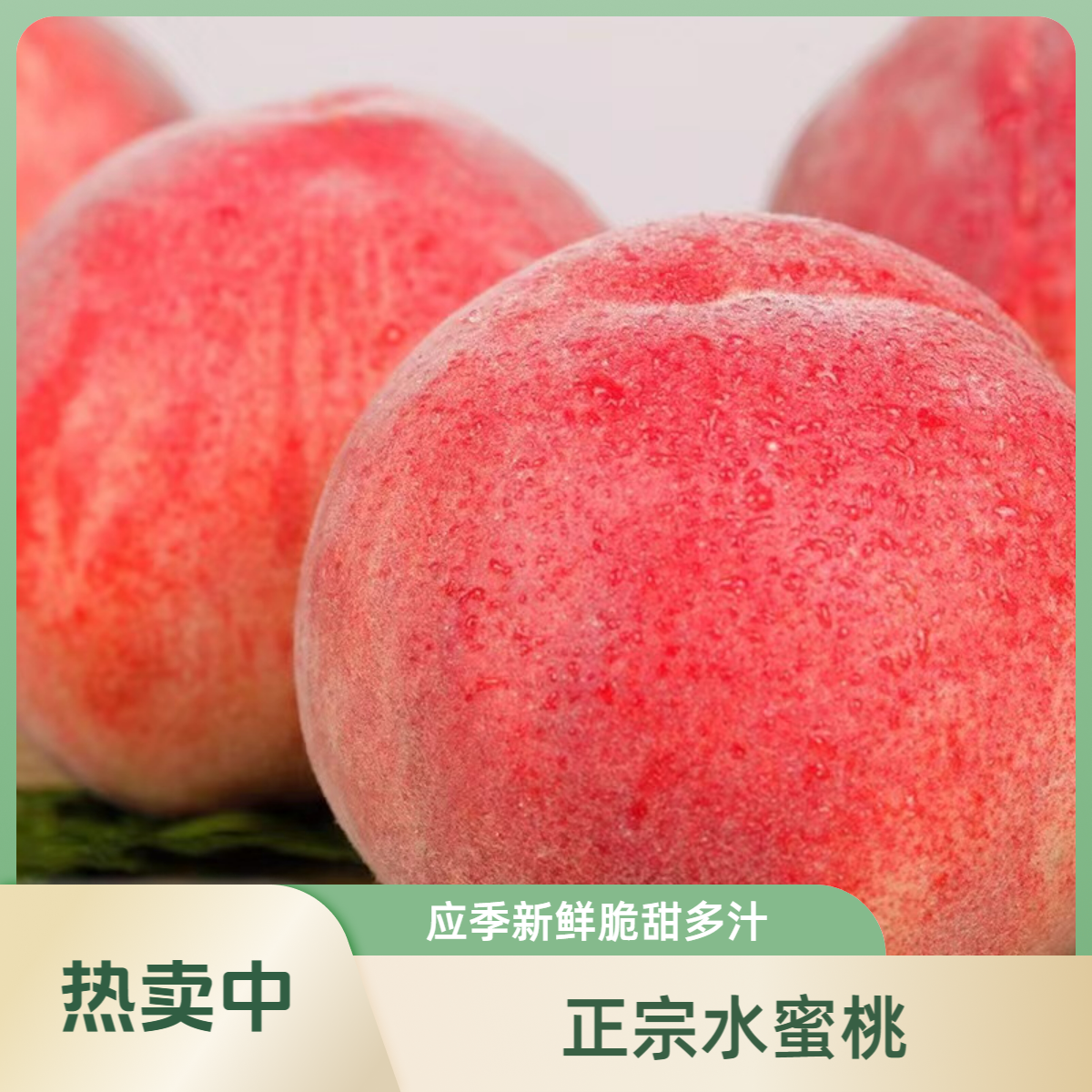 单果5两-3两 头茬水蜜桃新鲜应季水果脆甜多汁爆甜 家庭装当季新鲜水果桃子北京市