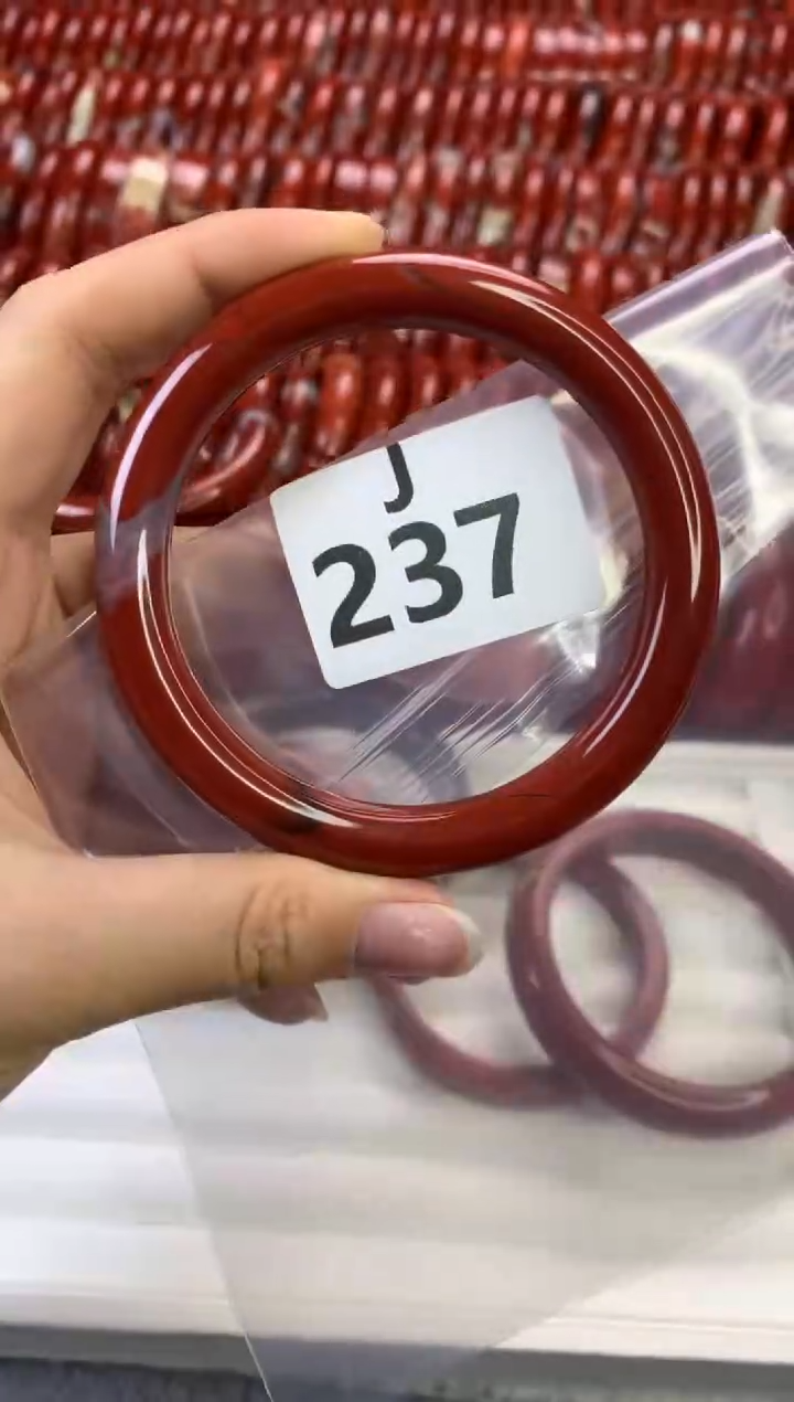 【闪购商品】碧石红碧石手镯J未镶嵌237-62