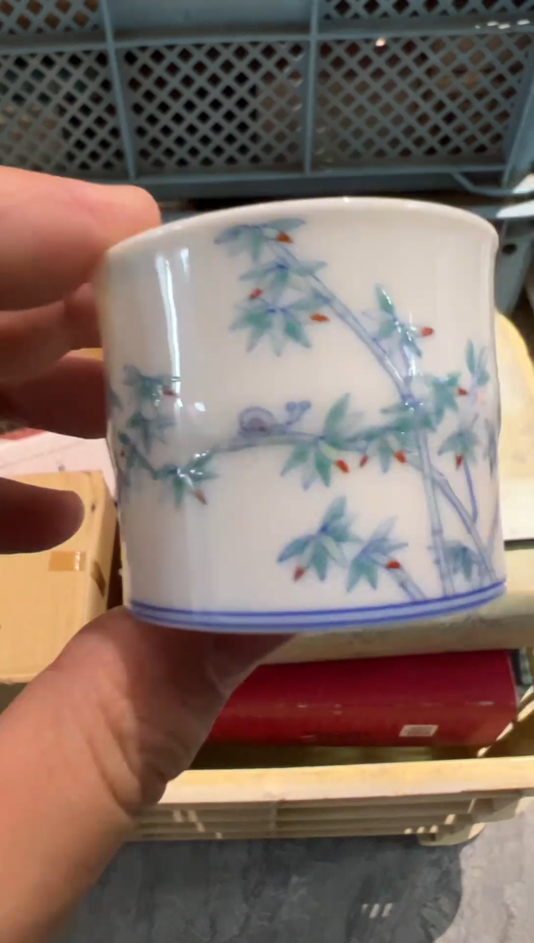 【闪购商品】淮序斗彩杯竹节杯子杯子杯子