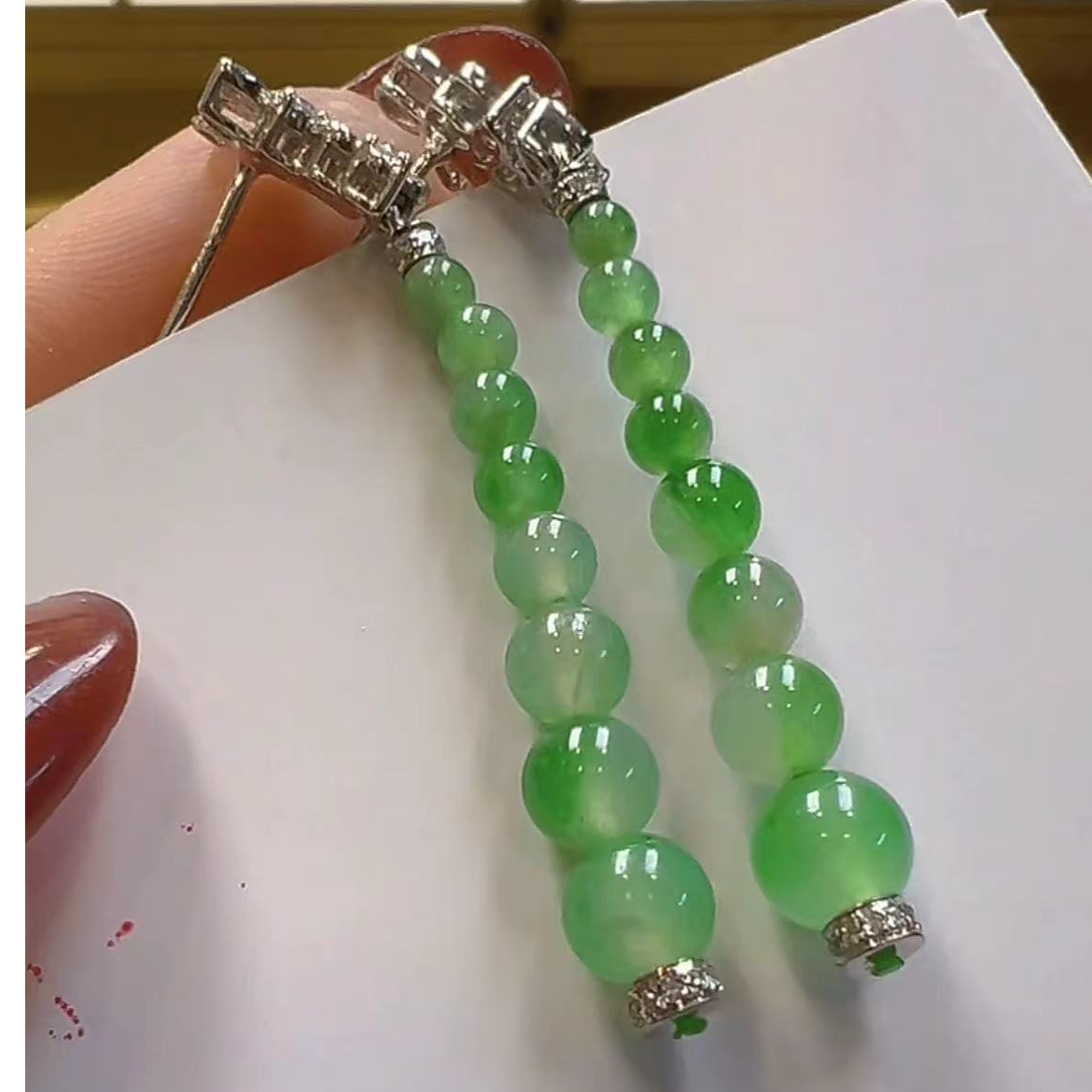 天然翡翠A货 耳饰（多样性发货拍一发一）