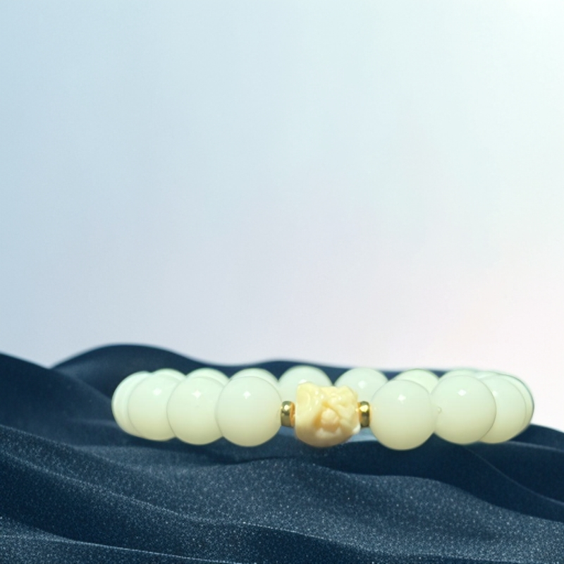 白玉菩提根醒狮精品设计12m正圆