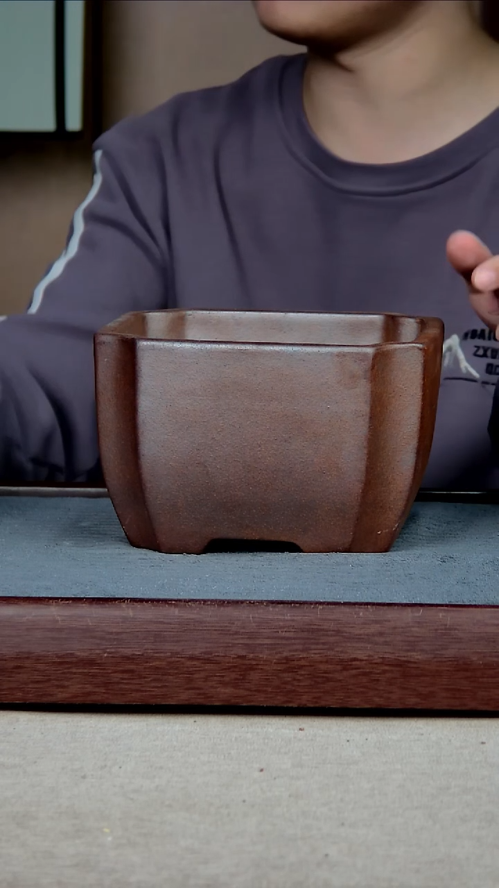 紫砂花盆16.5*10内径尺寸