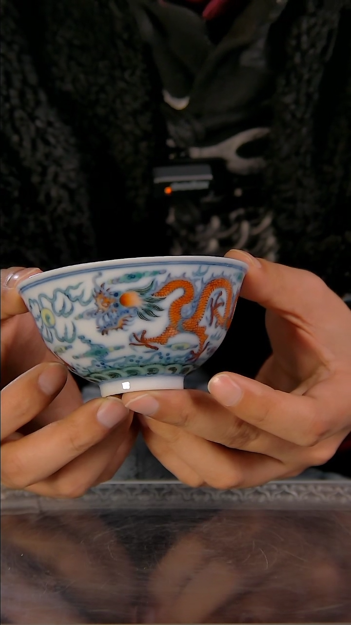 【闪购商品】斗彩主人杯精品陶瓷