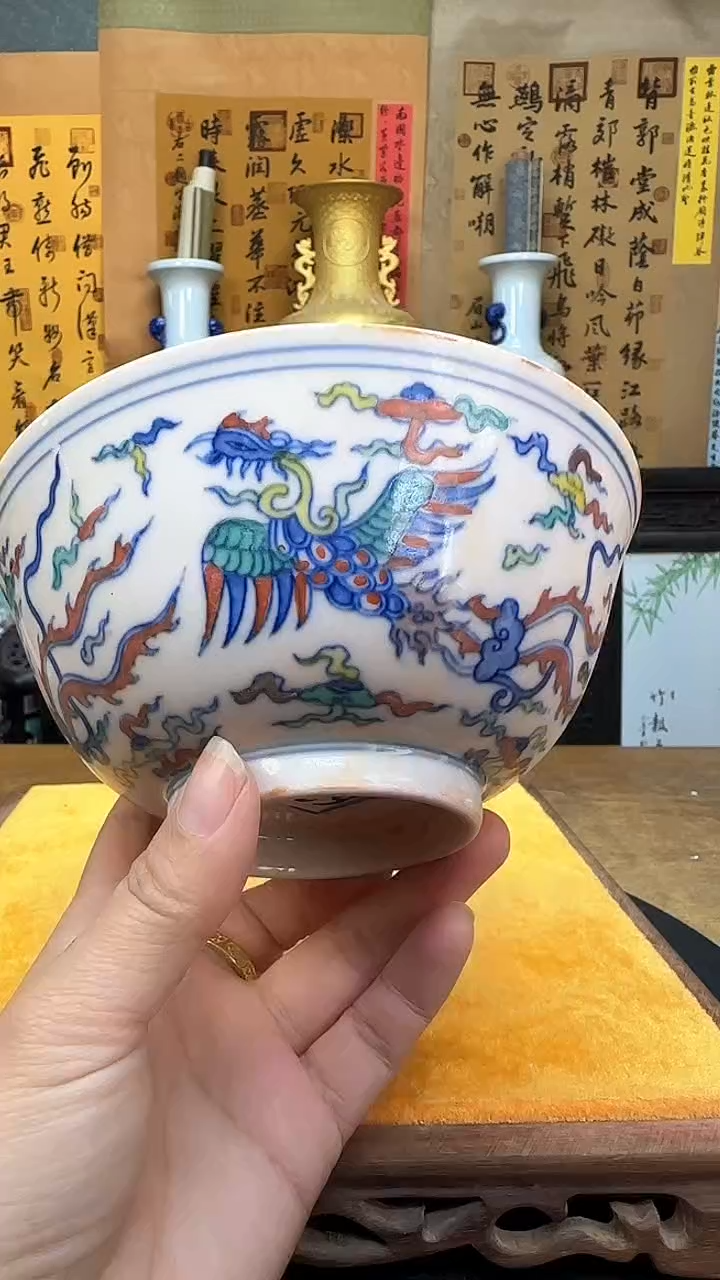 【闪购商品】瓶景德镇陶瓷客厅摆件鬼谷子天字罐