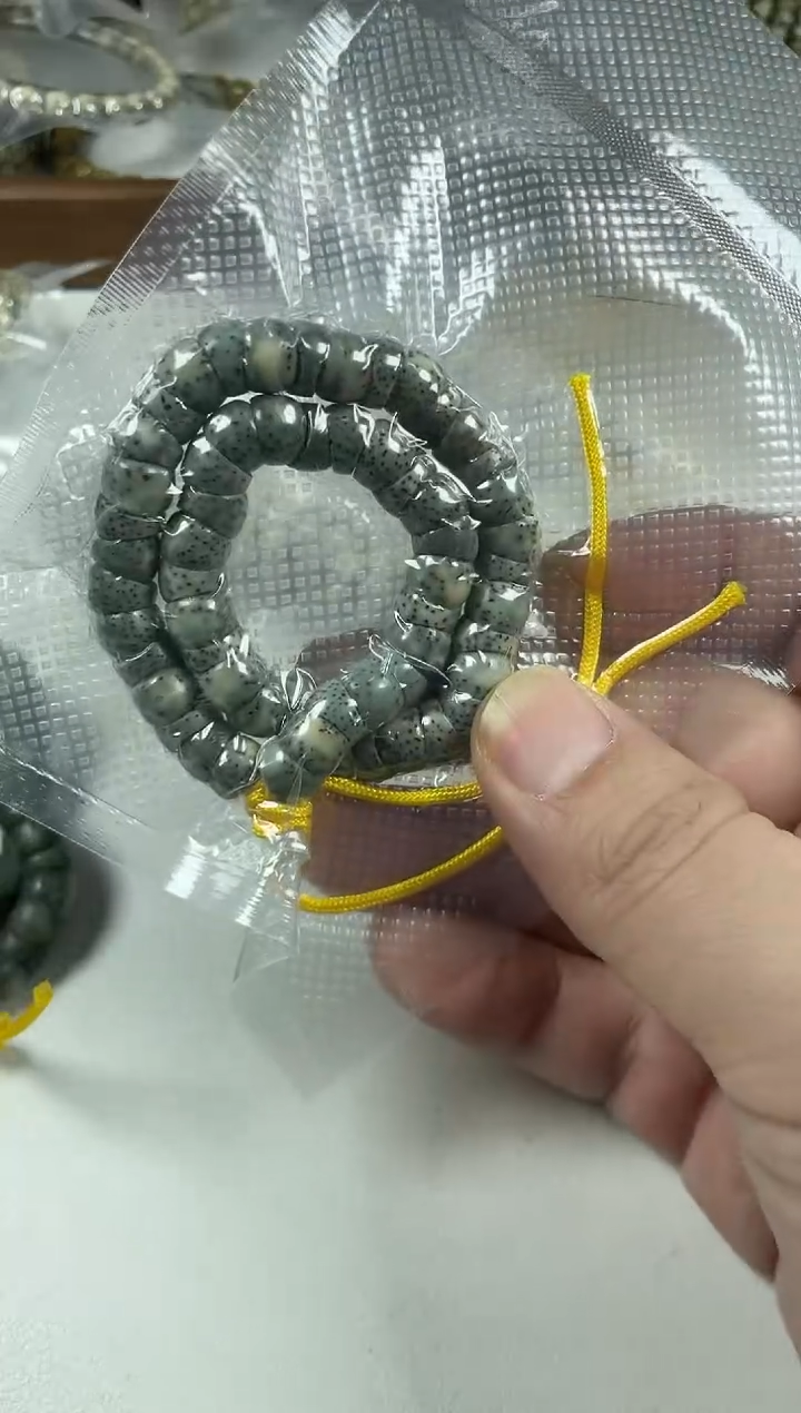 手串星月菩提原生态石玉料直切手持8mm