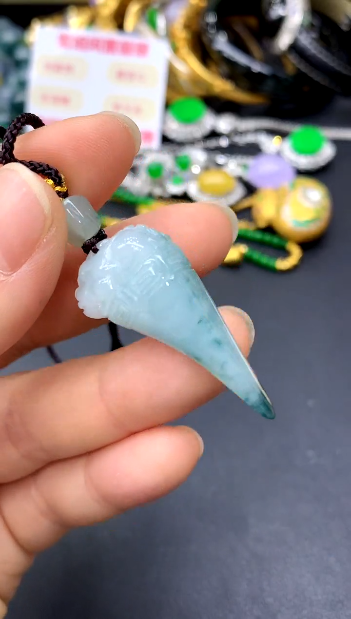 颈饰未镶嵌翡翠64-中国好珍宝