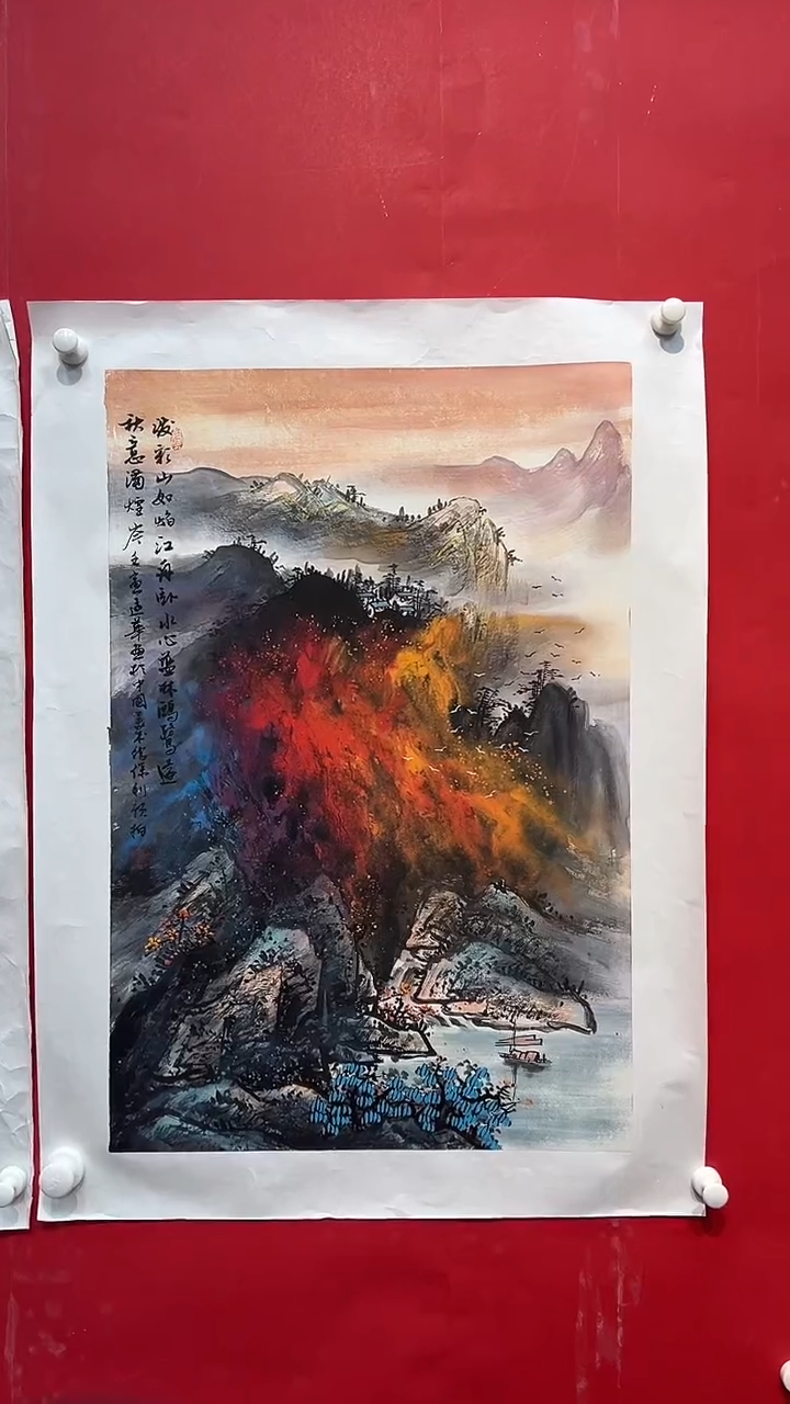 国画画家陆远华纯手绘原作