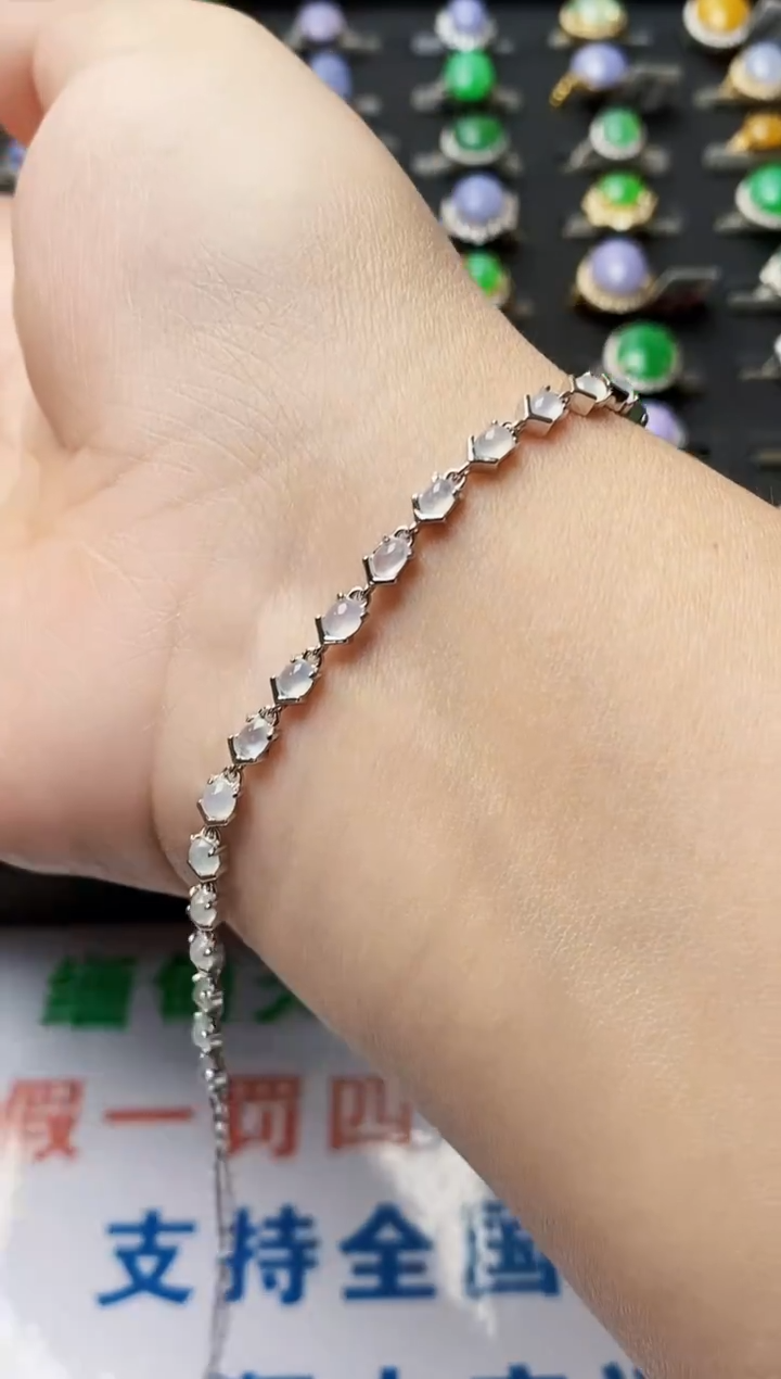 银S925镶嵌戒指翡翠0023