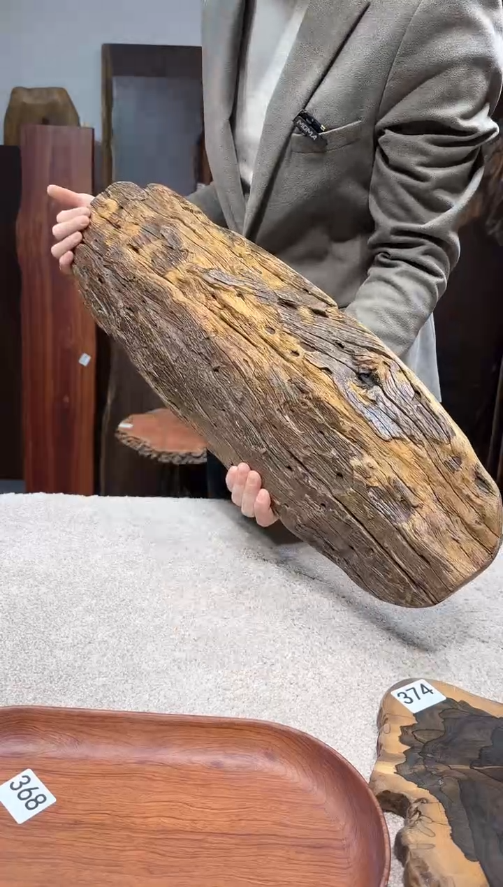 【闪购商品】风车木（黑檀木）尺寸80*23*5编号377