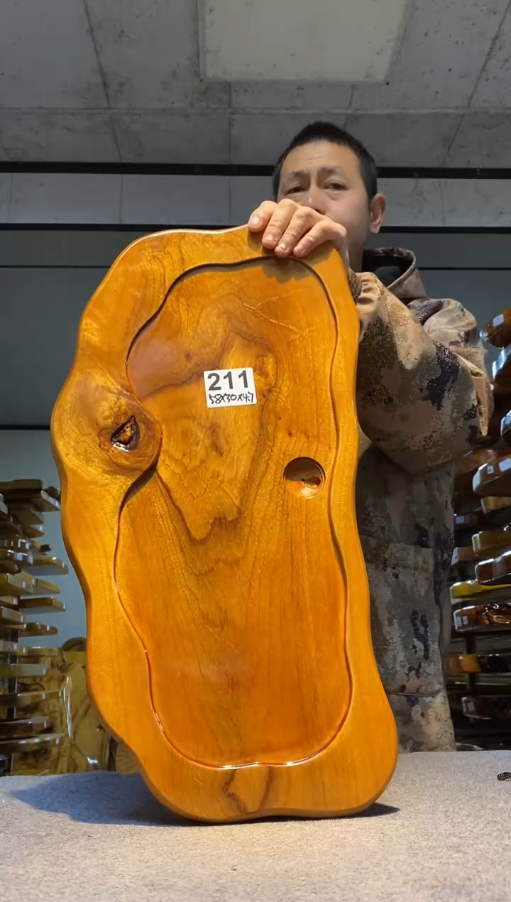 实木茶盘 一物一拍（不含配件）