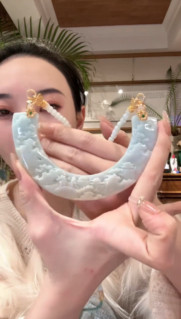 【闪购商品】翡翠颈饰未镶嵌国风