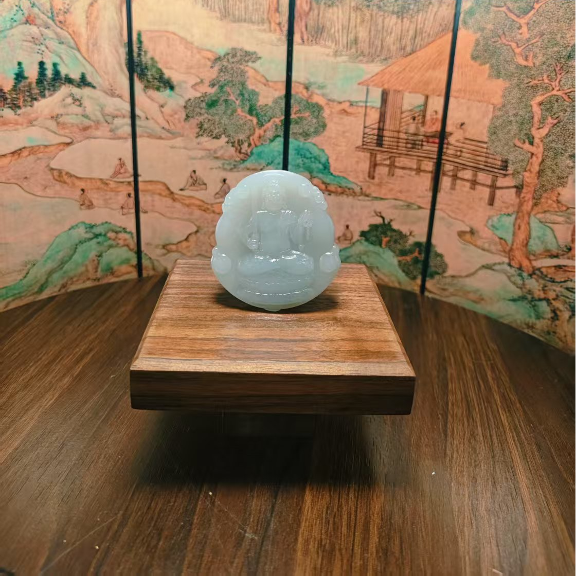 Z和田玉不动明王吊坠（鸡）0581