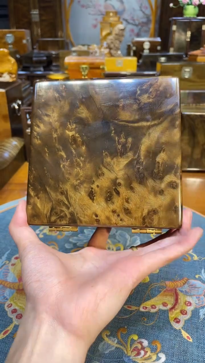 乌木类成套家具乌木首饰盒 s11