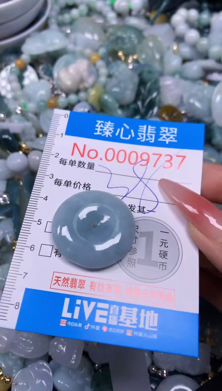 【闪购商品】翡翠颈饰未镶嵌含绳0009737