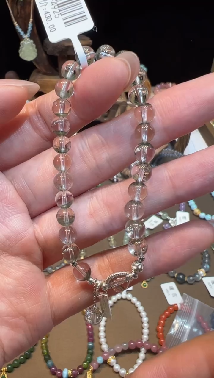 水晶手链未镶嵌手饰@@F4925