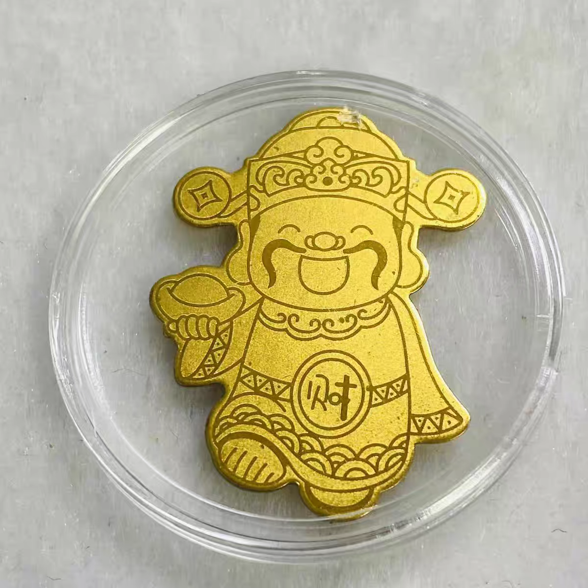 【夏颜楠萃】金色财财 手机贴片