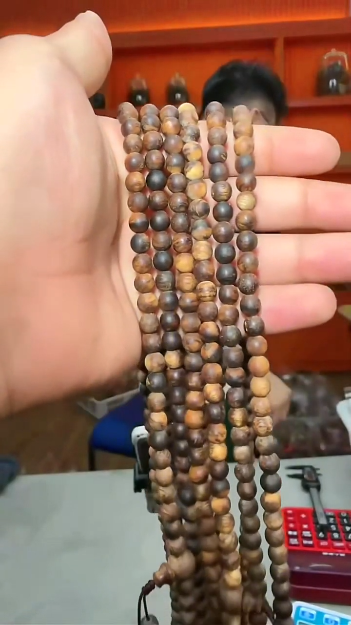 沉香手串103号沉水长串霸王岭0.7多样性发一