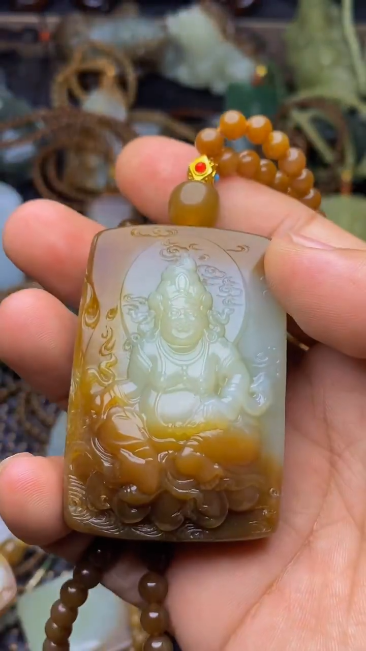 未镶嵌和田玉挂件欢*伟1