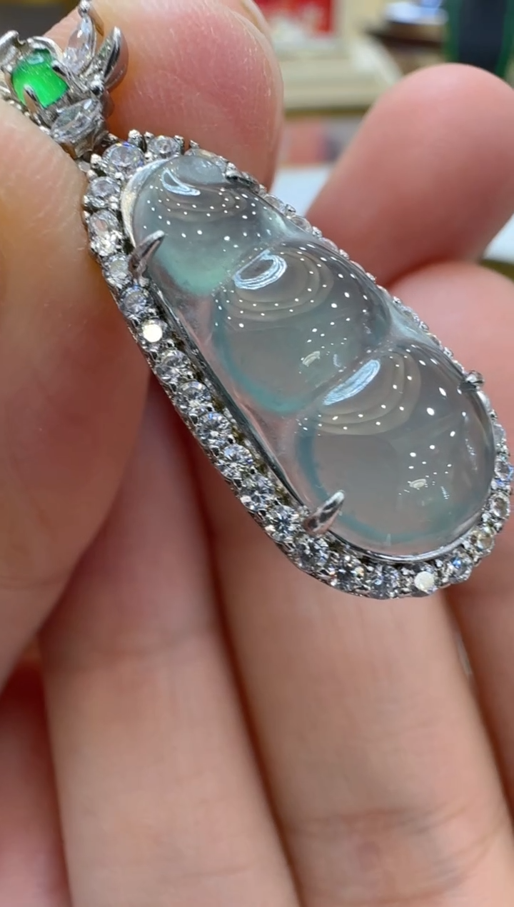 【闪购商品】翡翠吊坠(不含链)银S925镶嵌多样性团购发一件