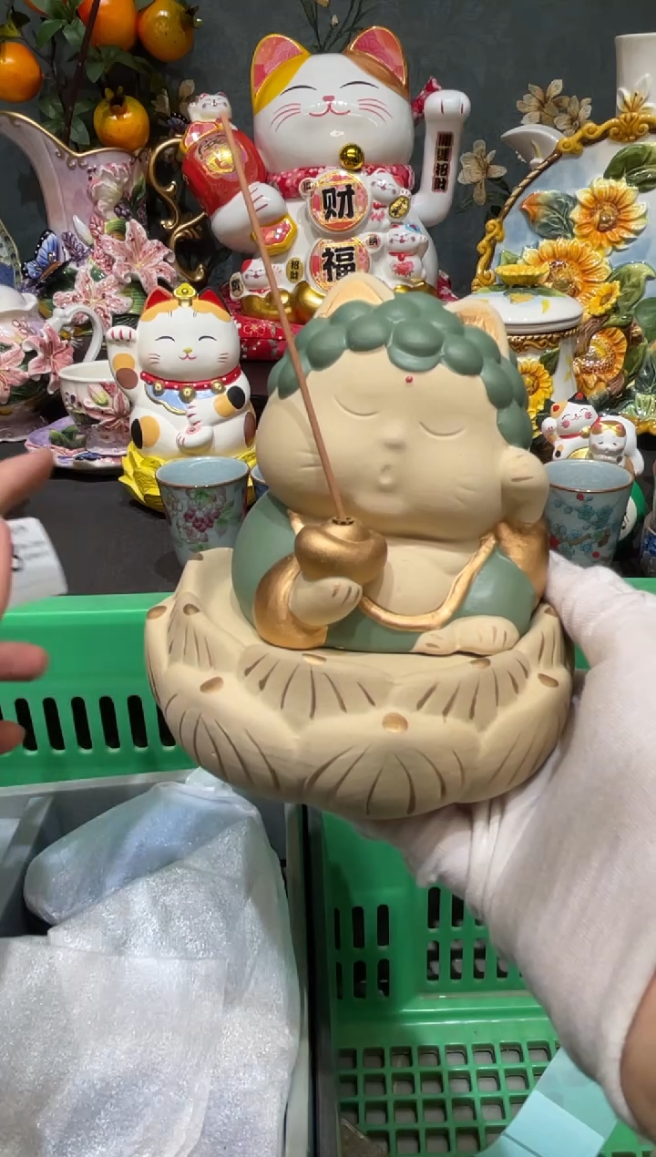 【闪购商品】甄选国瓷 全新全品 顺意喵