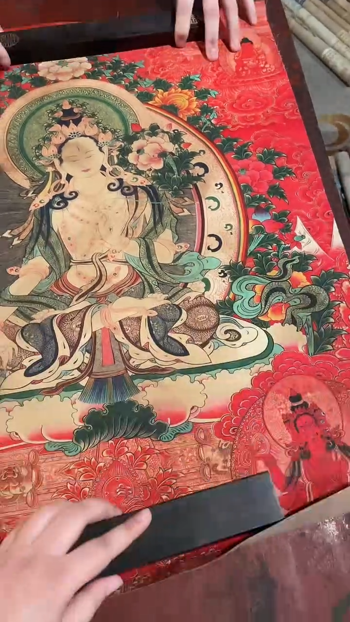 卷轴画手绘唐卡036