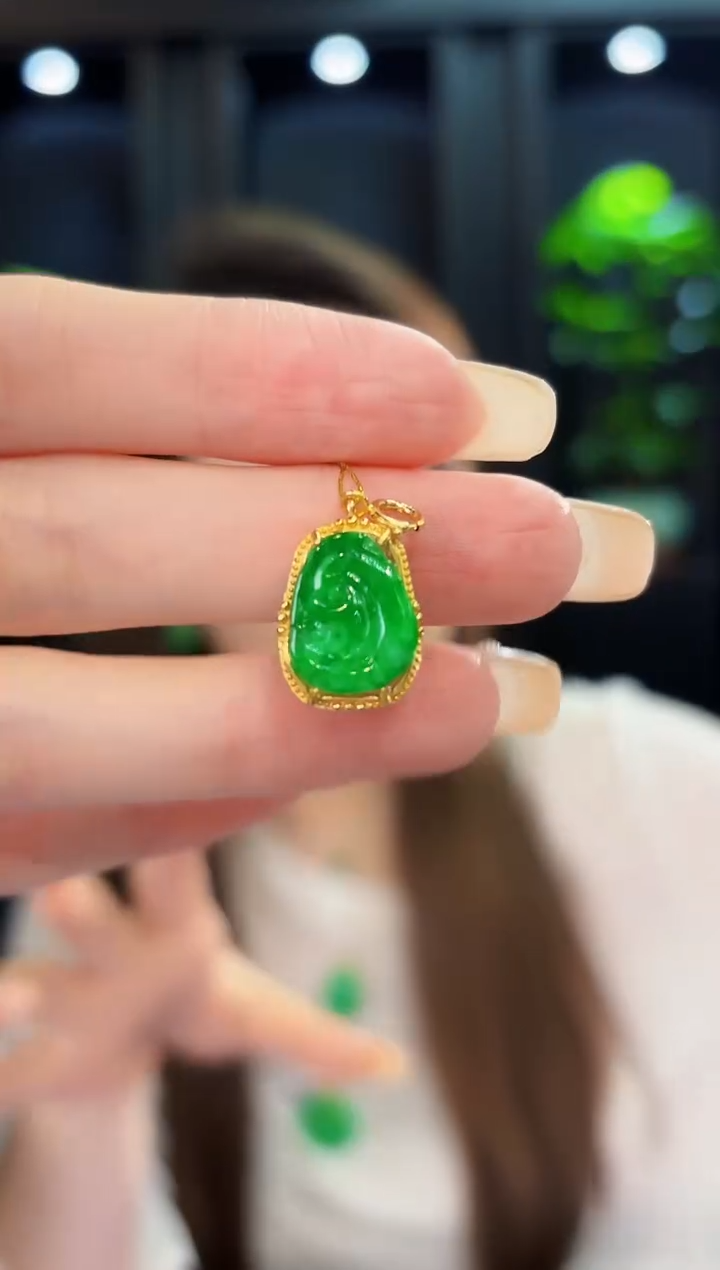 翡翠未镶嵌颈饰缅料A货/多样性发货/一件