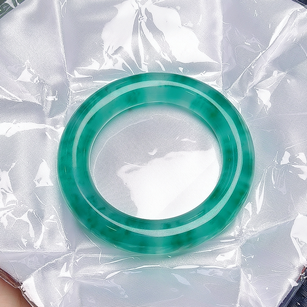 （聚宝严选）湖飘系花蓝色粗精致精美百搭气质时尚奇石