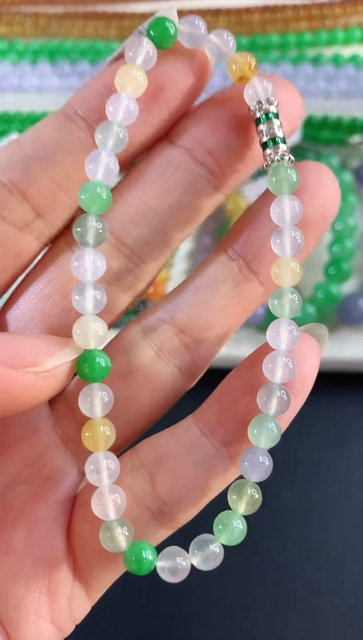 未镶嵌手串翡翠111|