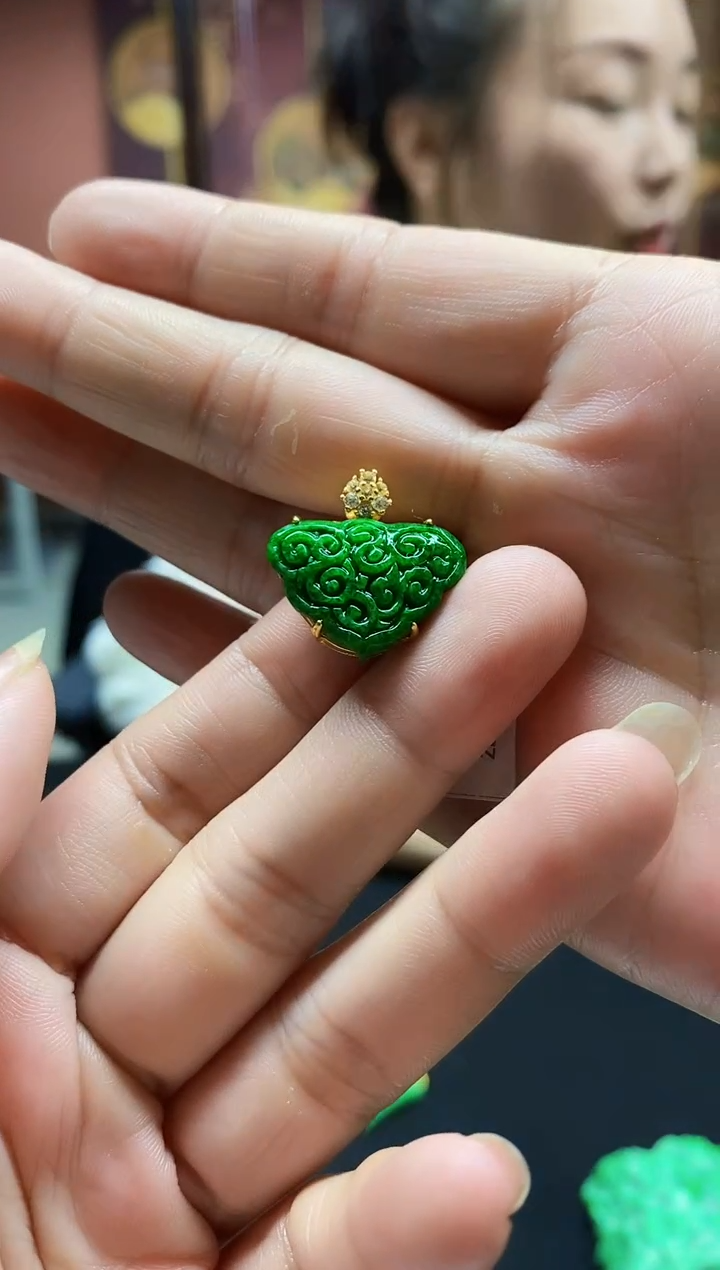 颈饰未镶嵌翡翠翡翠吊坠