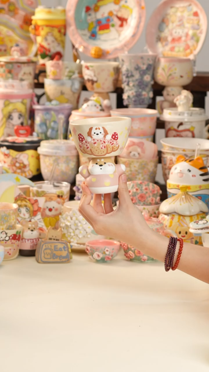 其他陶景德镇釉下彩手绘设计师款陶瓷