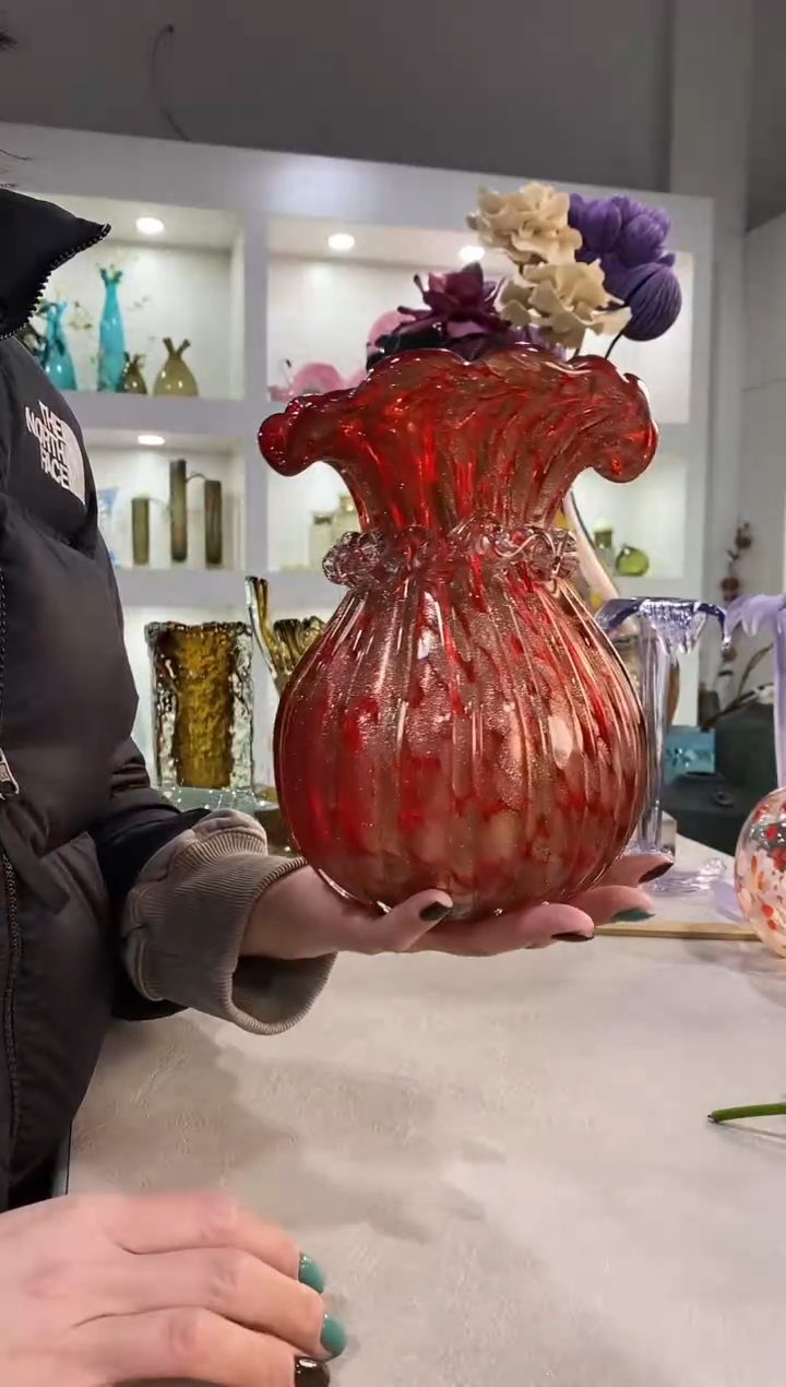 云*儿慕忆家手作琉璃花瓶