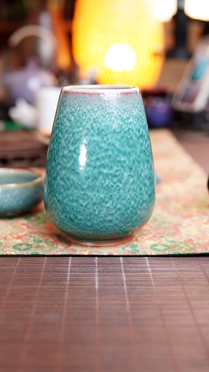 534钧瓷 小花瓶12.5cm何世超