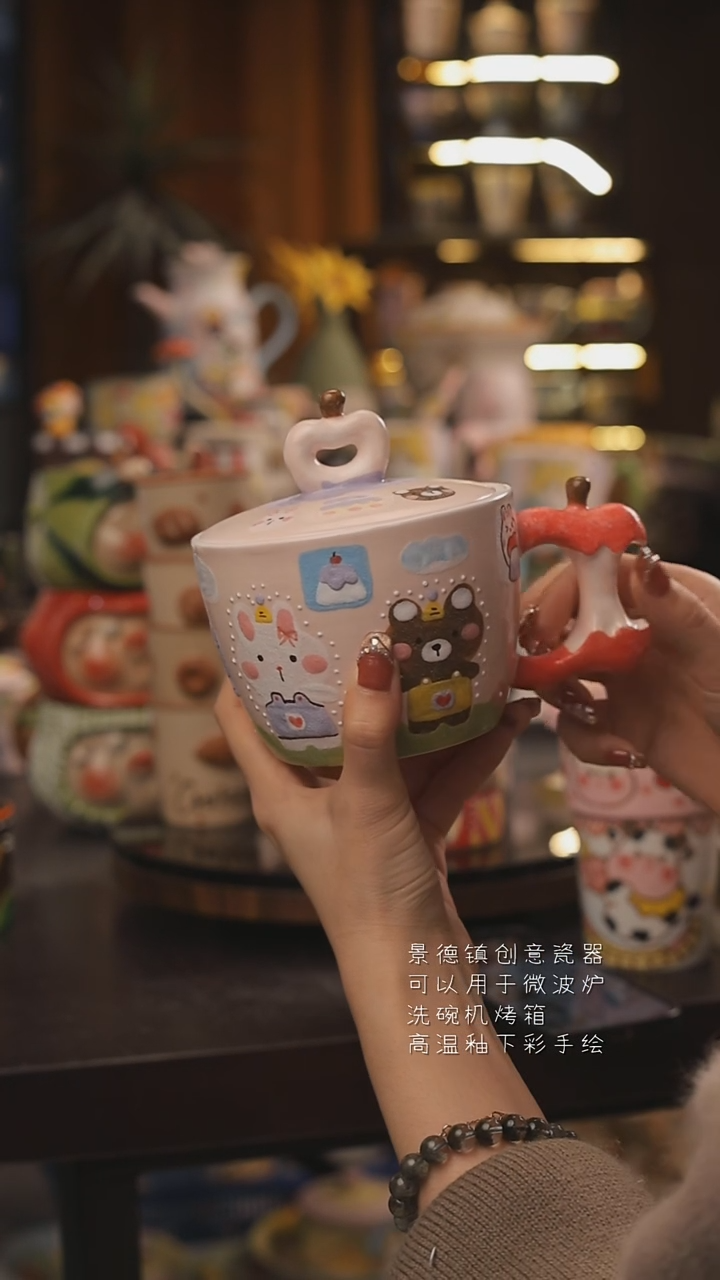景德镇釉下彩绘设计师款式陶瓷
