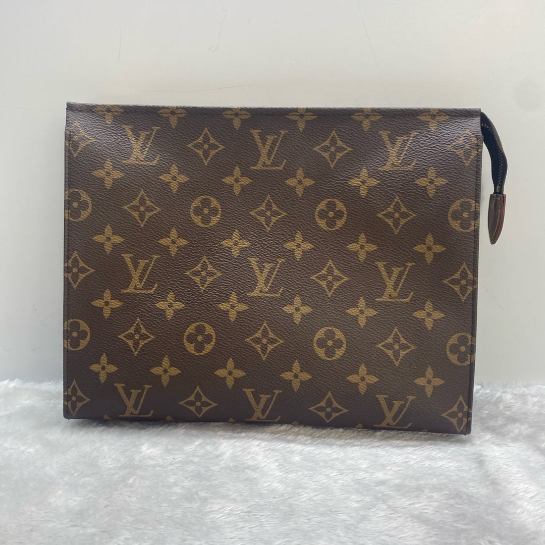 95新 LouisVuitton/路易威登 lv老花洗漱包手拿包26  12219467