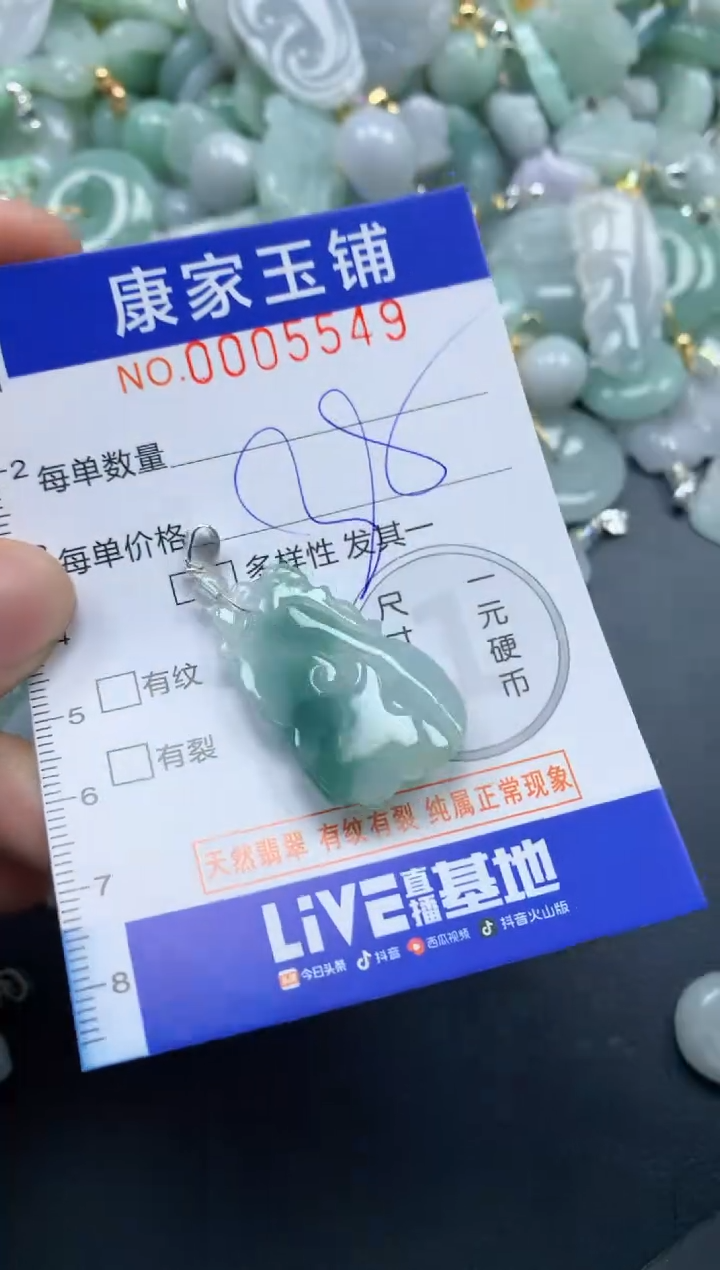 颈饰未镶嵌翡翠5549