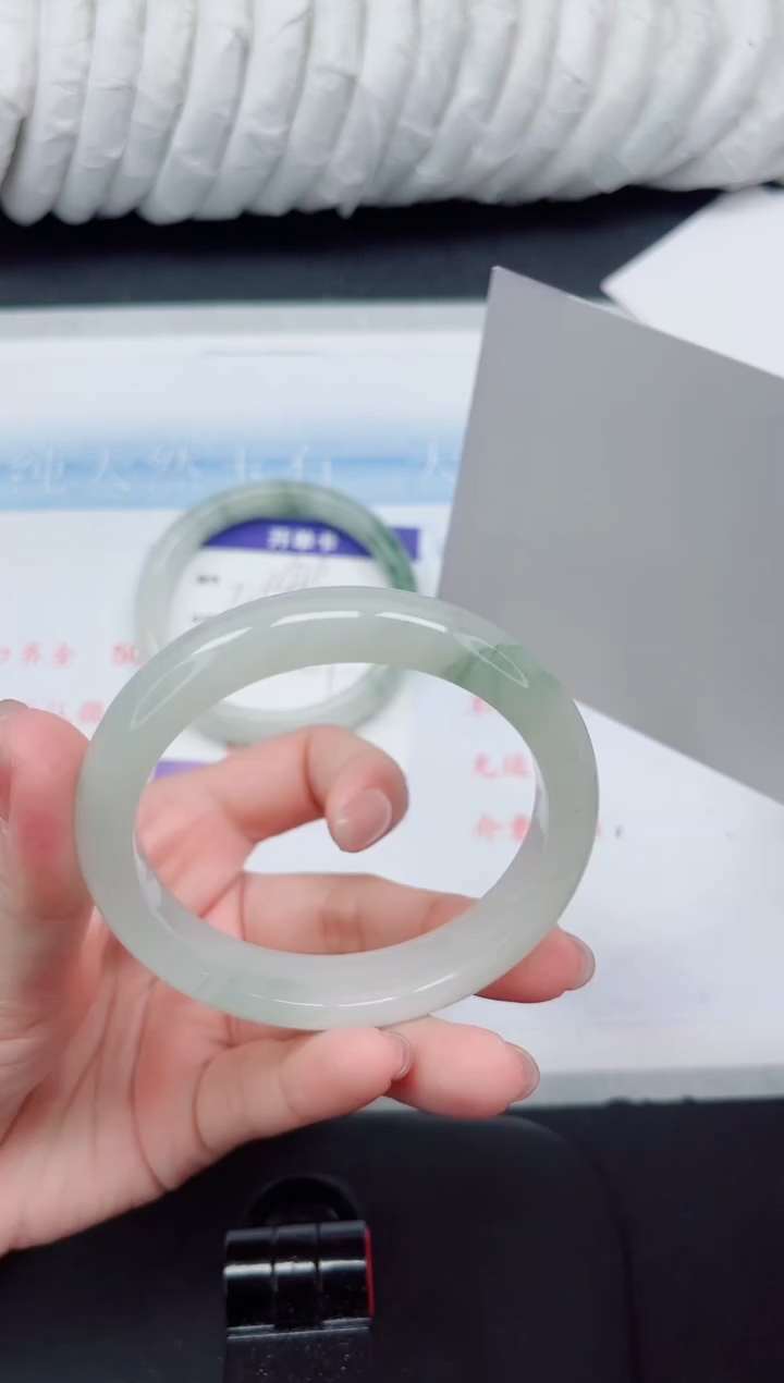 【闪购商品】石英质玉手镯未镶嵌419#56.3